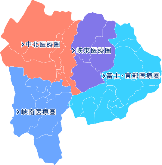 山梨県地図